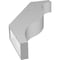 Ekena Millwork 4-in. W x 20-in. D x 32-in. H Funston Architectural Grade PVC Knee Brace BRCP04X20X32FST - alternate 3